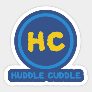 Huddle Cuddle logo Sticker